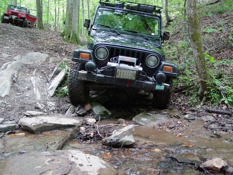 Paul on small obstacle - Click to Enlarge
