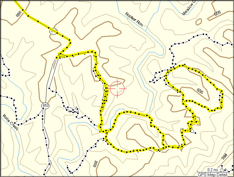GPS Track Legend 1 - Click to Enlarge