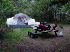 Paul and Leo's tent at Moosehead Family Campground