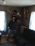 Carl and Friend at Pittston Farm