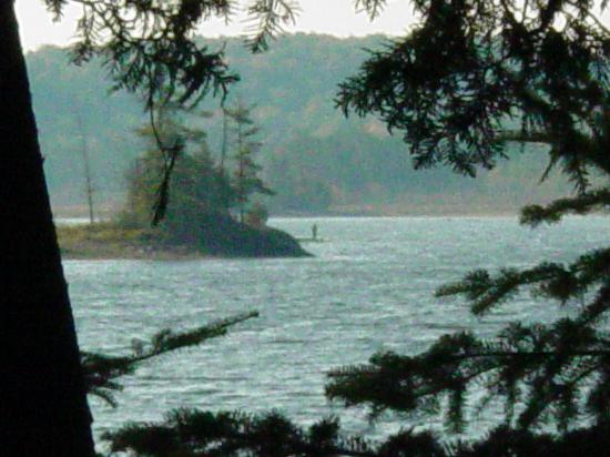Fisherman on Island (Detail)