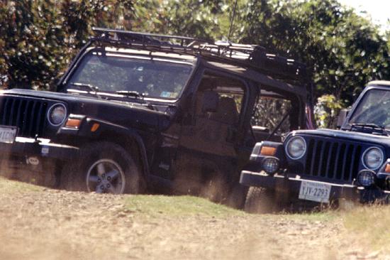 Jeeps on Flagpole Knob
