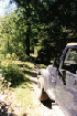 Jeeps near small Stone Camp