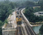 Eastbound Drag entering WV