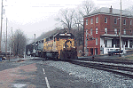 Westbound Luke Turn entering the Hampshire Subdivision
