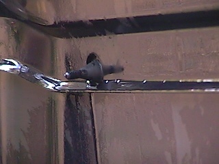 Inside Hood showing countersink