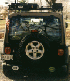 Rear view of Jackguard installation
