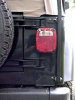 Garvin Wilderness Expedition Rack - Mounting Detail, passenger side/rear