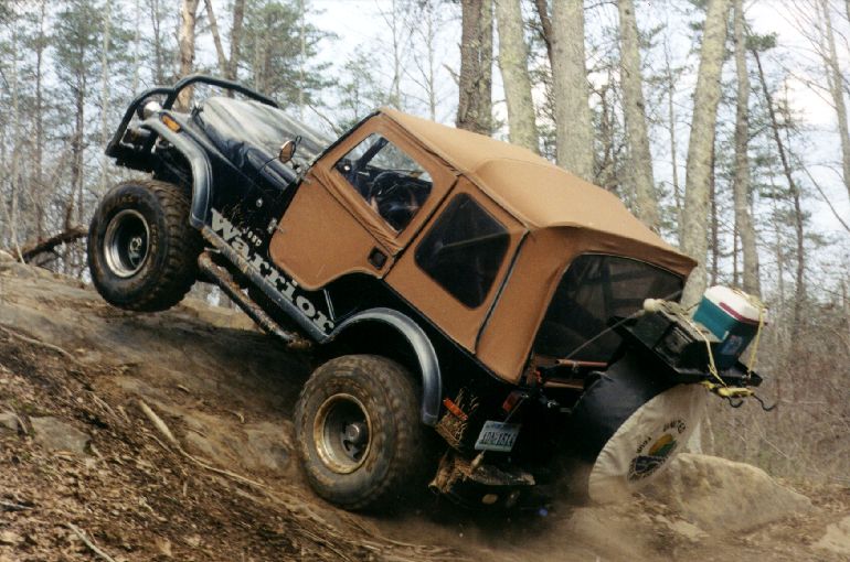 Ken Smith on the first obstacle - Click to Zoom in!