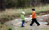 Ted, Shea at Gas Wells