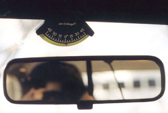 Close-up of Lev-O-Gage Application