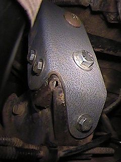 Track bar relocation bracket