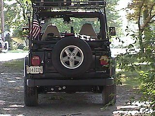 Rear view doors off