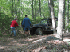 Setting up to winch
