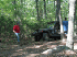 Setting up to winch