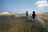 Kids and Maria on the Beach