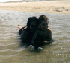 Ted and Maria on the Beach