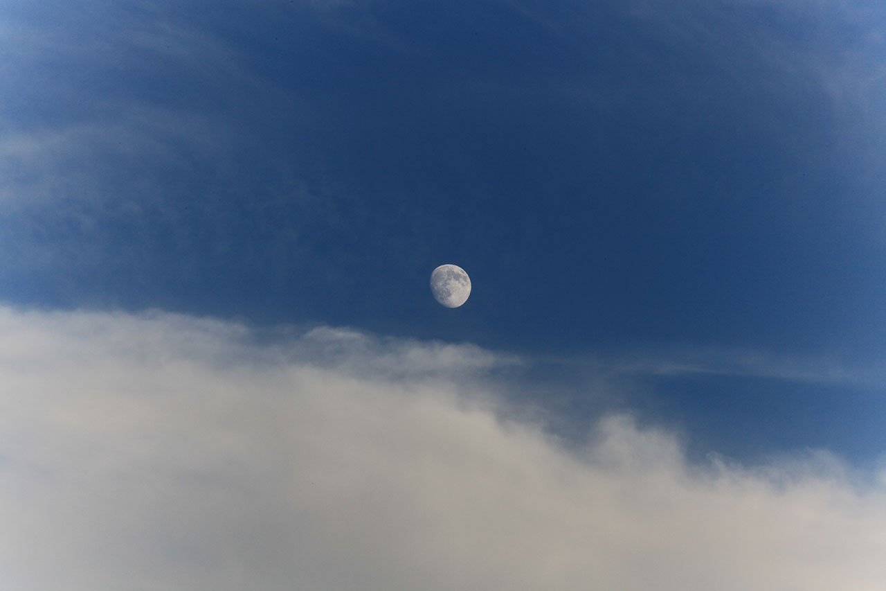 Moon over Greystone-on-the-Cheat Detail