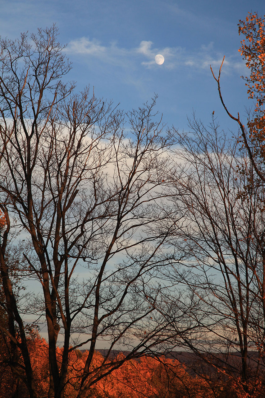 Moonrise over Greystone-on-the-Cheat
