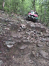 Frank coming down