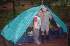 Kids and their tent