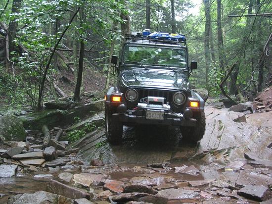 1999 Jeep Wrangler Sport ("TJ") - Kephart Run 7/27/02
