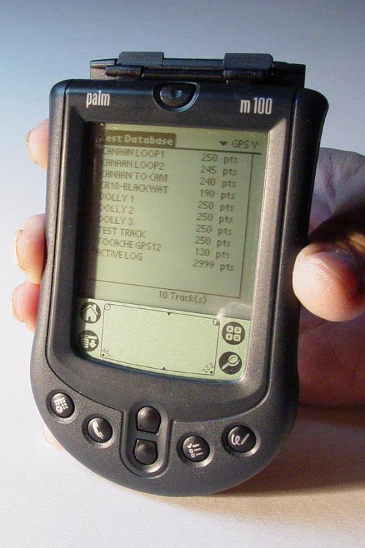 Palm m100 running GPilotS