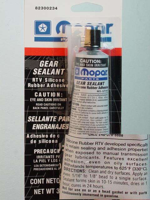 RTV for Diff Cover - Click to Enlarge
