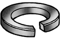 Hillman Split  Lock Washers 1/2" Alloy Steel