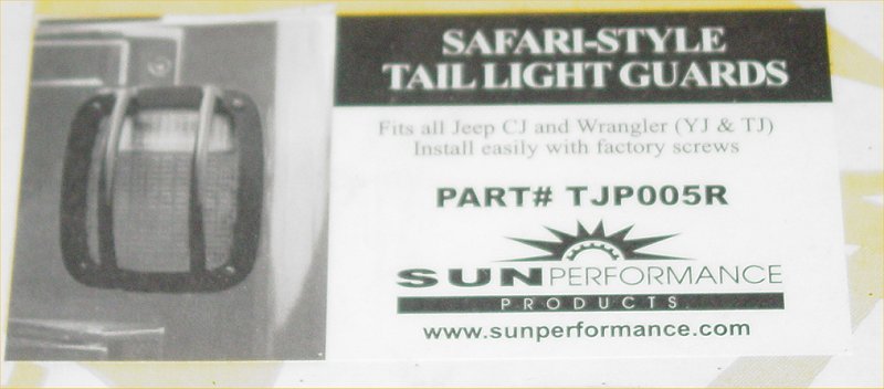 Safari-Style Tail Light Guards