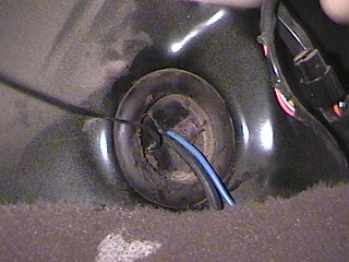 outdoor sensor wire through firewall