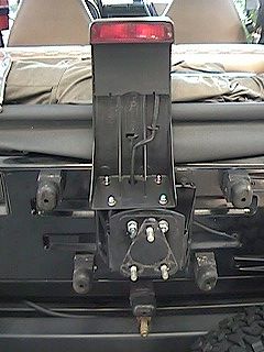 Third Brake Light and Spare Mount