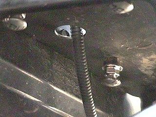 Detail of Underside mounting