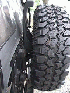Spare Tire with Tomken Spare Tire Spacer installed