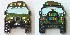 Army Green THX4TC Jeep Geocoin 