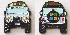 White THX4TC Jeep Geocoin