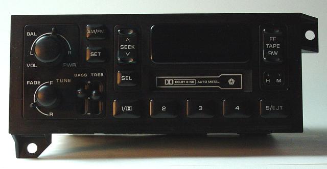 Factory Jeep AM/FM Radio/Cassette
