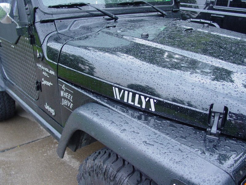 Passenger Side Hood Detail