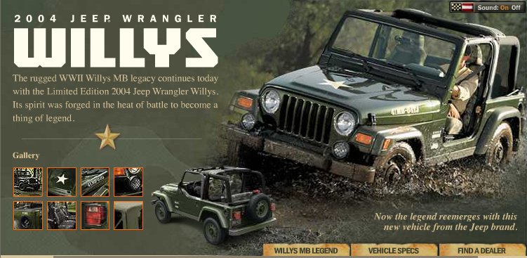 2004 Jeep Wrangler WILLYS